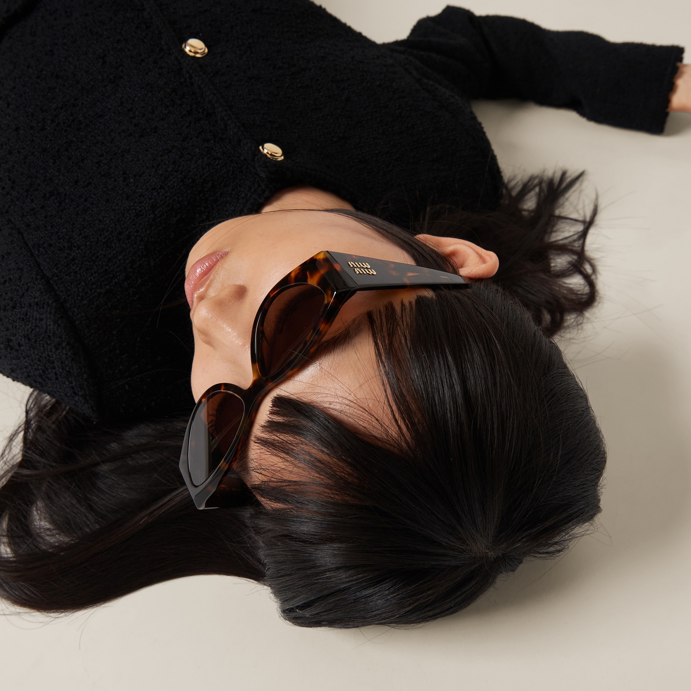 Miu Miu Logo sunglasses - 7