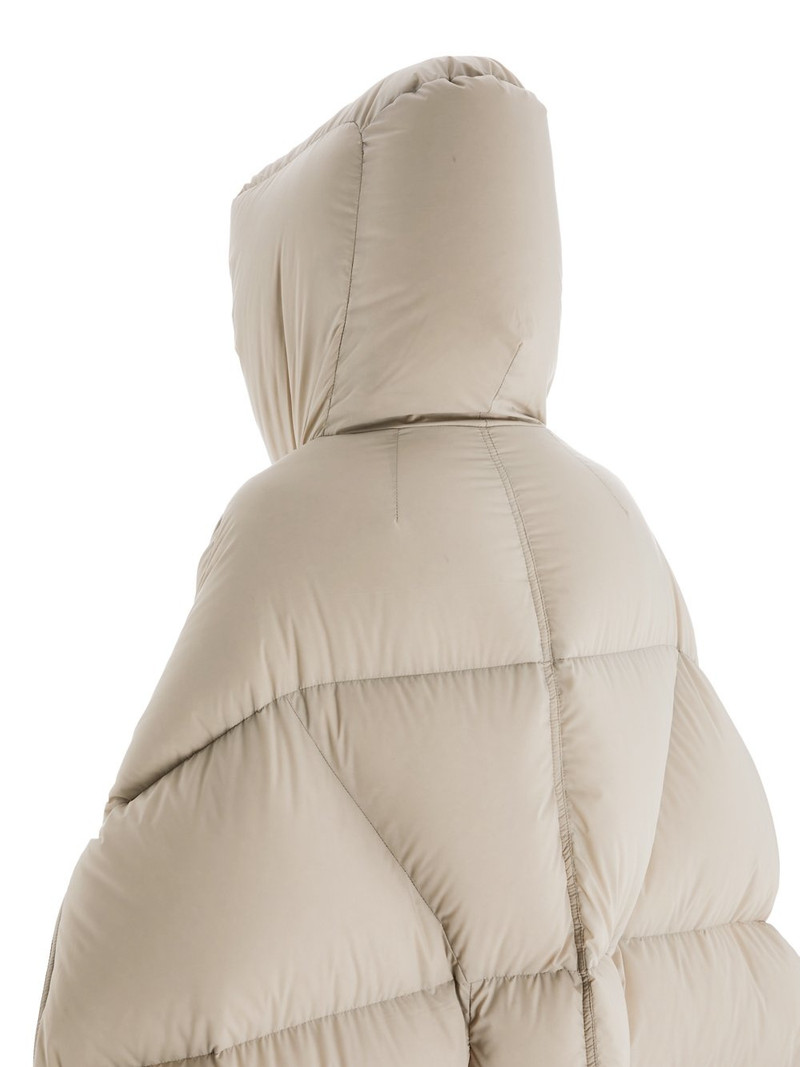 Beige Leightweight Nylon Geth Blanket Jacket 7