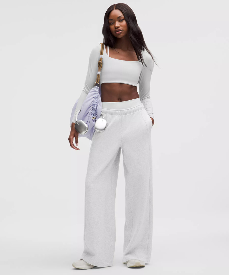 Scuba Mid-Rise Wide-Leg Pant *Short 1