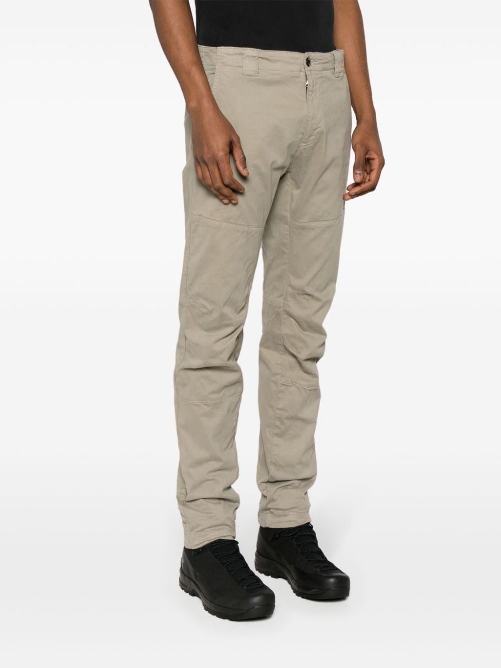 tapered utility cotton trousers - 3