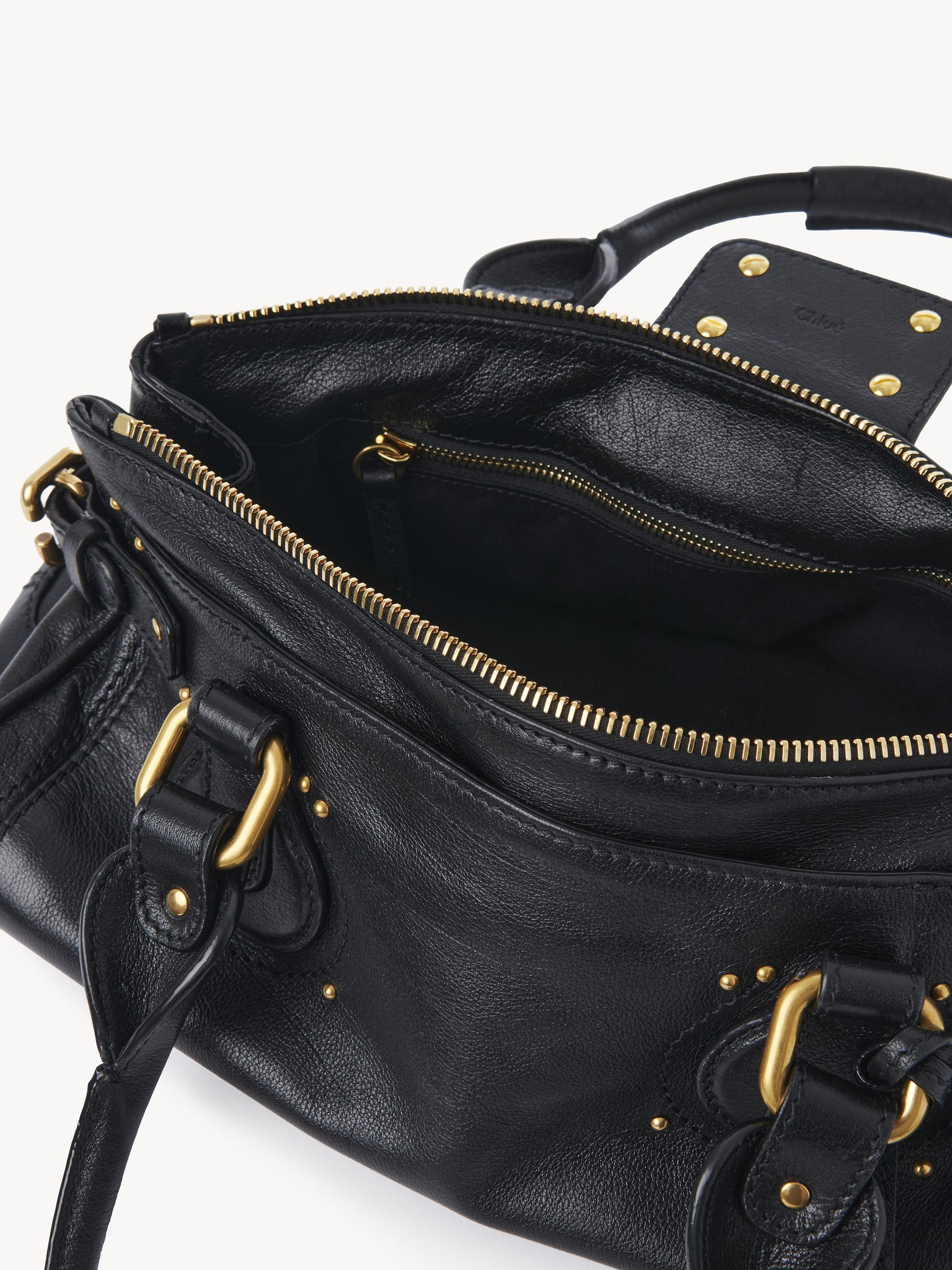 PADDINGTON BAG IN GRAINED LEATHER - 6