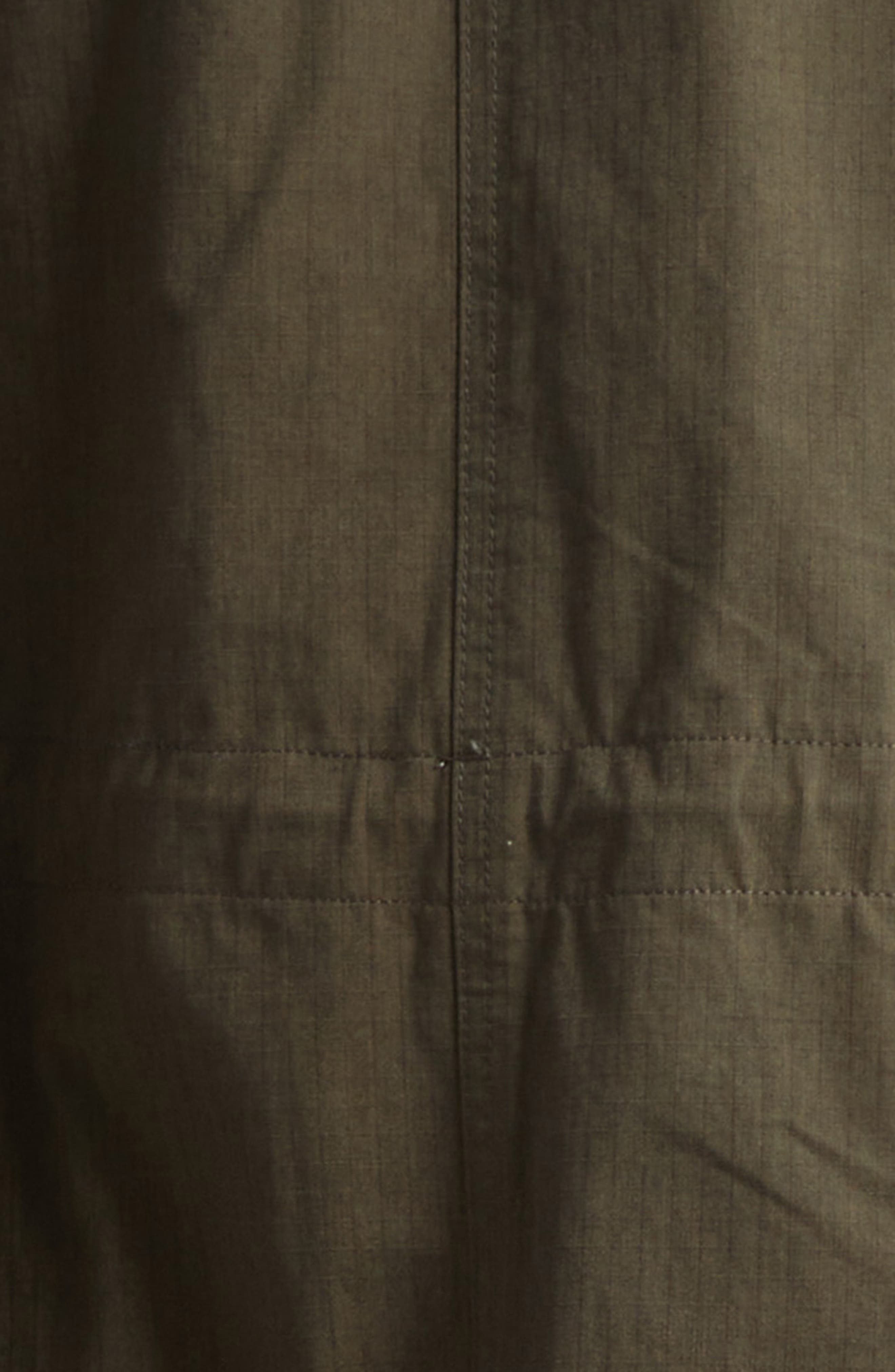 Sacai Cotton & Nylon Ripstop Coat in Khaki at Nordstrom - 6