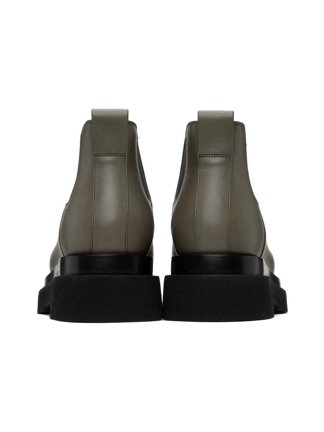 Gray Lug Chelsea Boots - 2