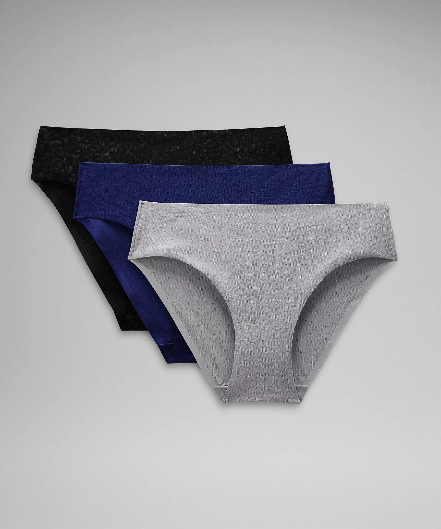 InvisiWear Mid-Rise Bikini Underwear Performance Lace *3 Pack - 1
