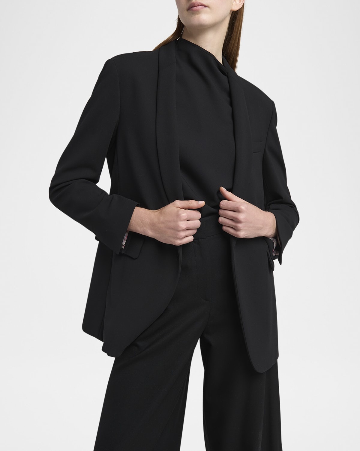 Stretch Wool Relaxed Blazer - 5
