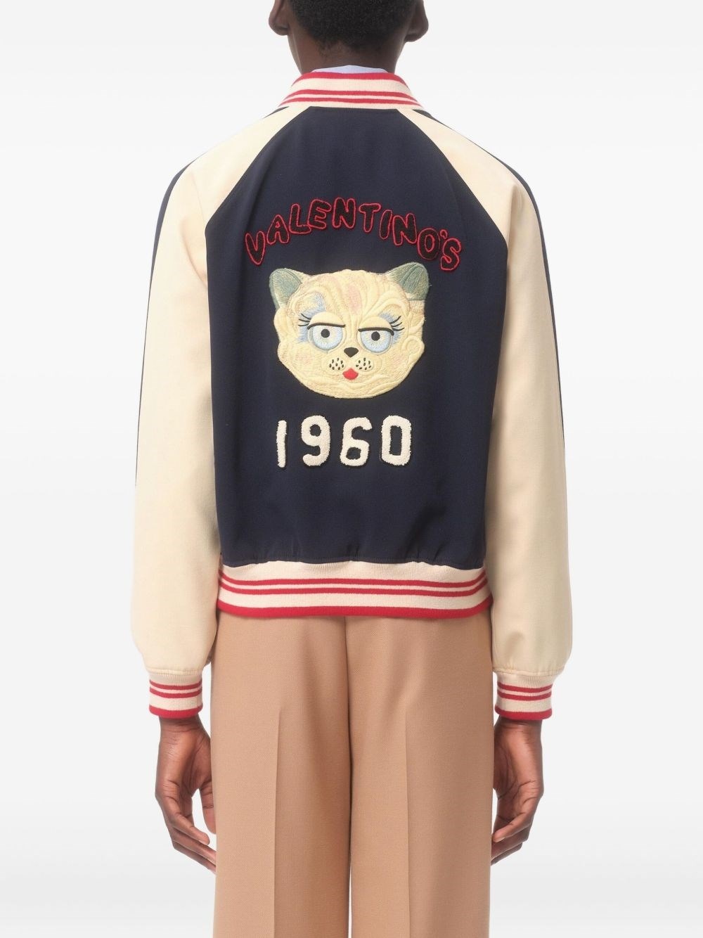 La Chat De La Maison wool bomber jacket - 6