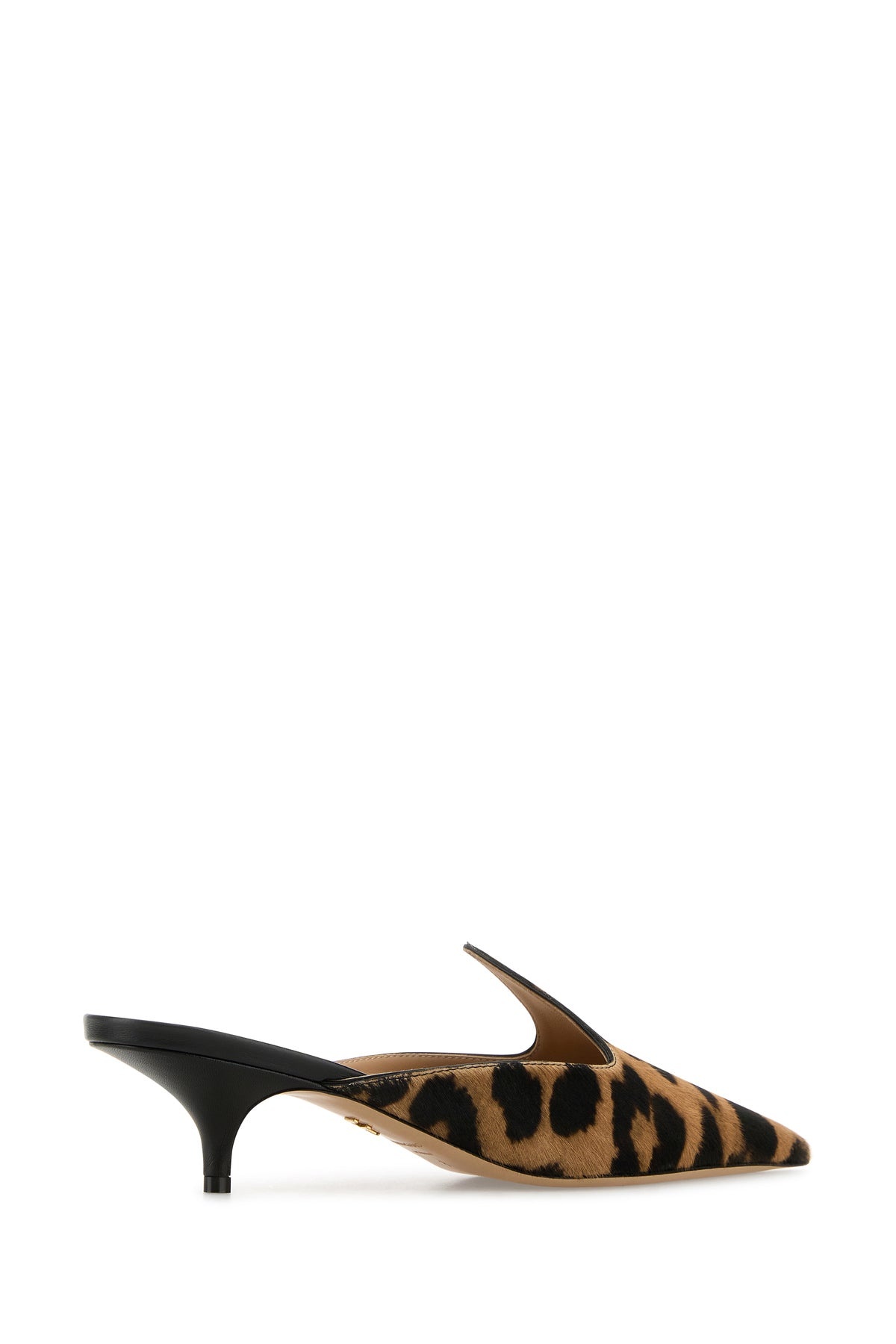 Printed calf hair Dorye mules - 3