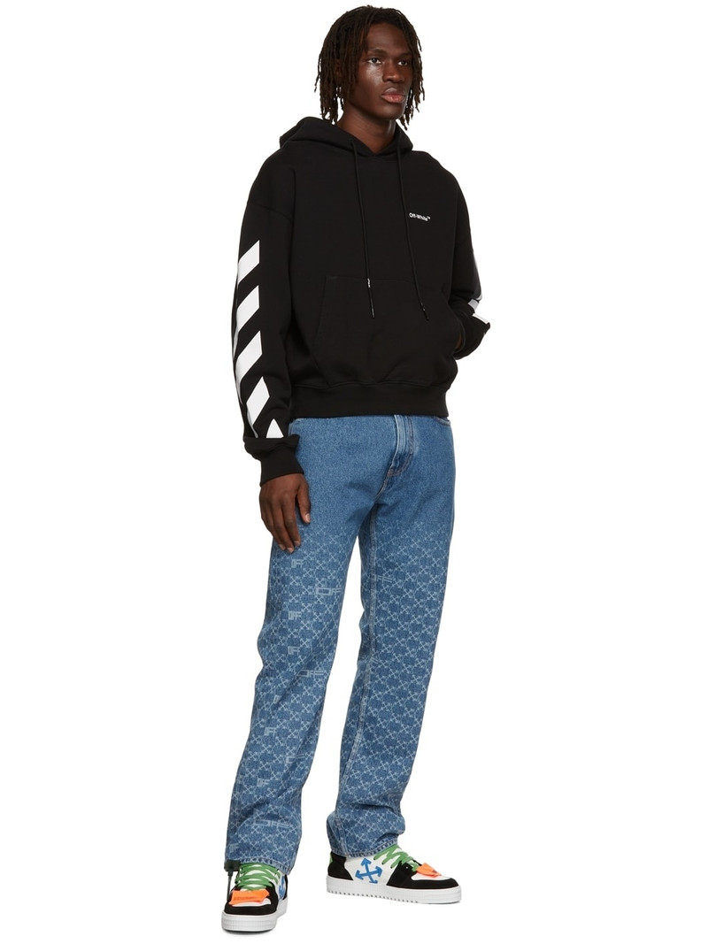 Off-White White & Black Off Court 3.0 High Sneakers outlook