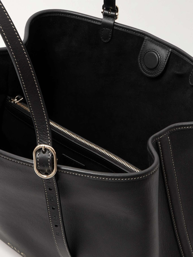 GG Emblem leather tote Black 5