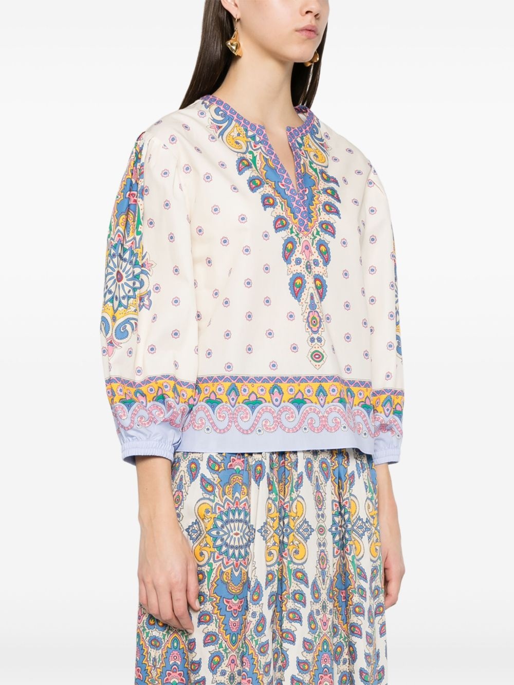 paisley blouse - 3
