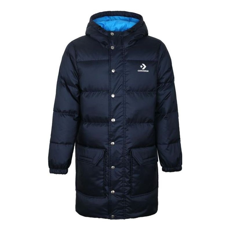 Converse Long Down Puffer Jacket 'Navy Blue' 10006882-A02 - 1