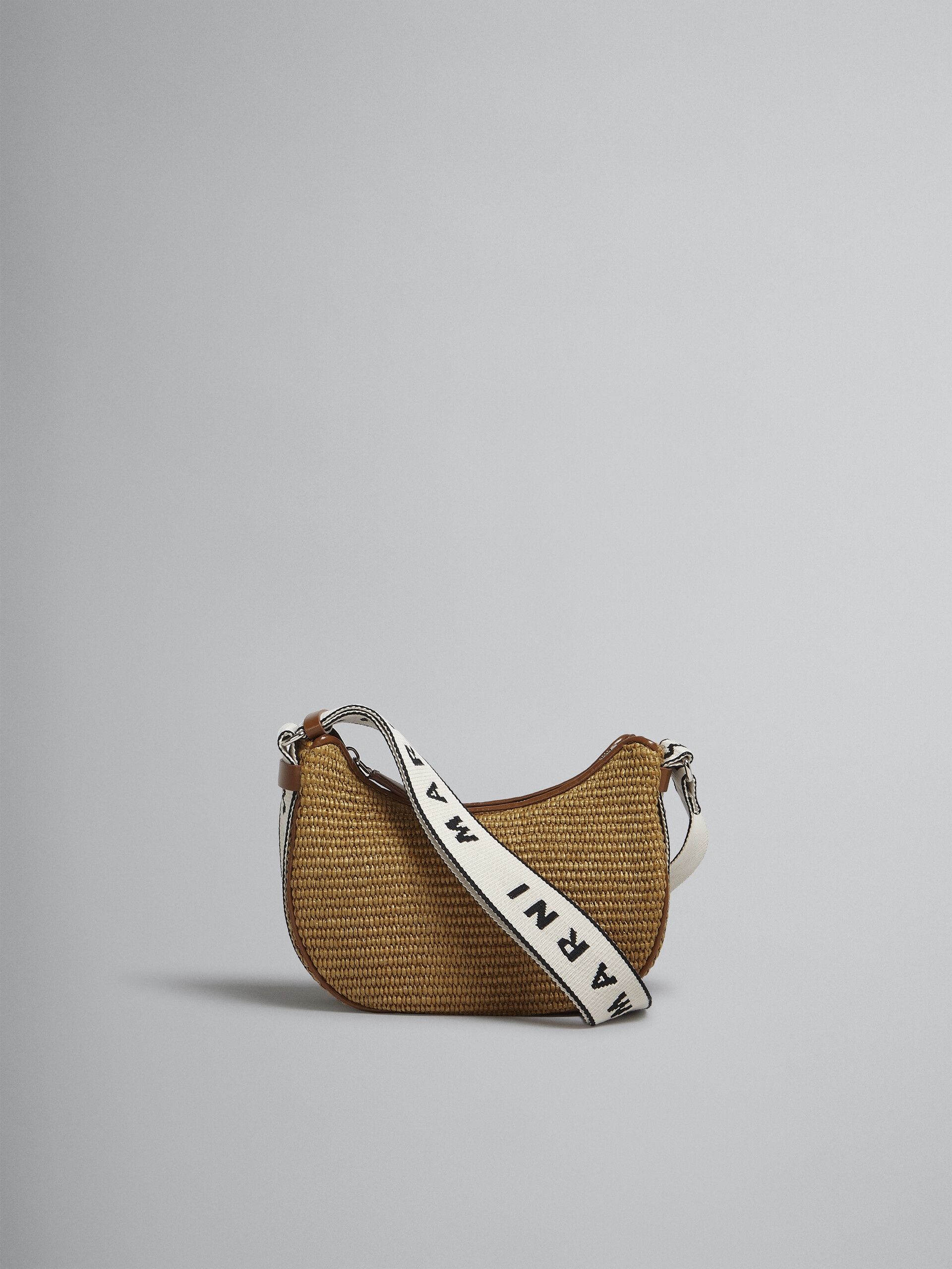 BEY SMALL BAG IN BROWN RAFFIA - 1