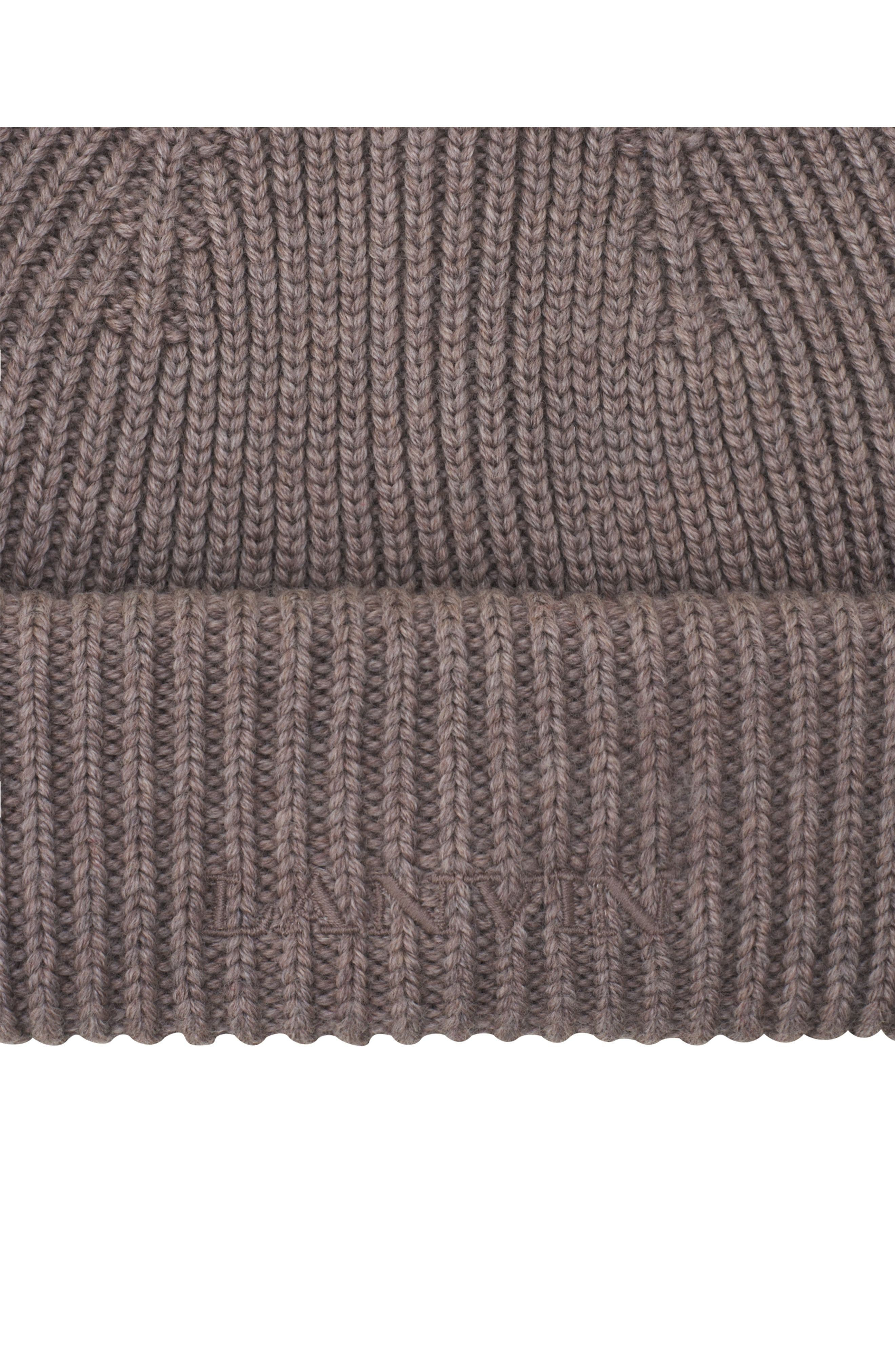 Lanvin Wool Cap in Beige at Nordstrom - 3