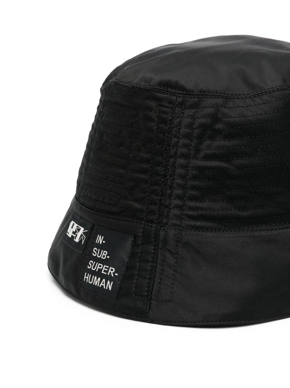 logo-patch bucket hat - 2