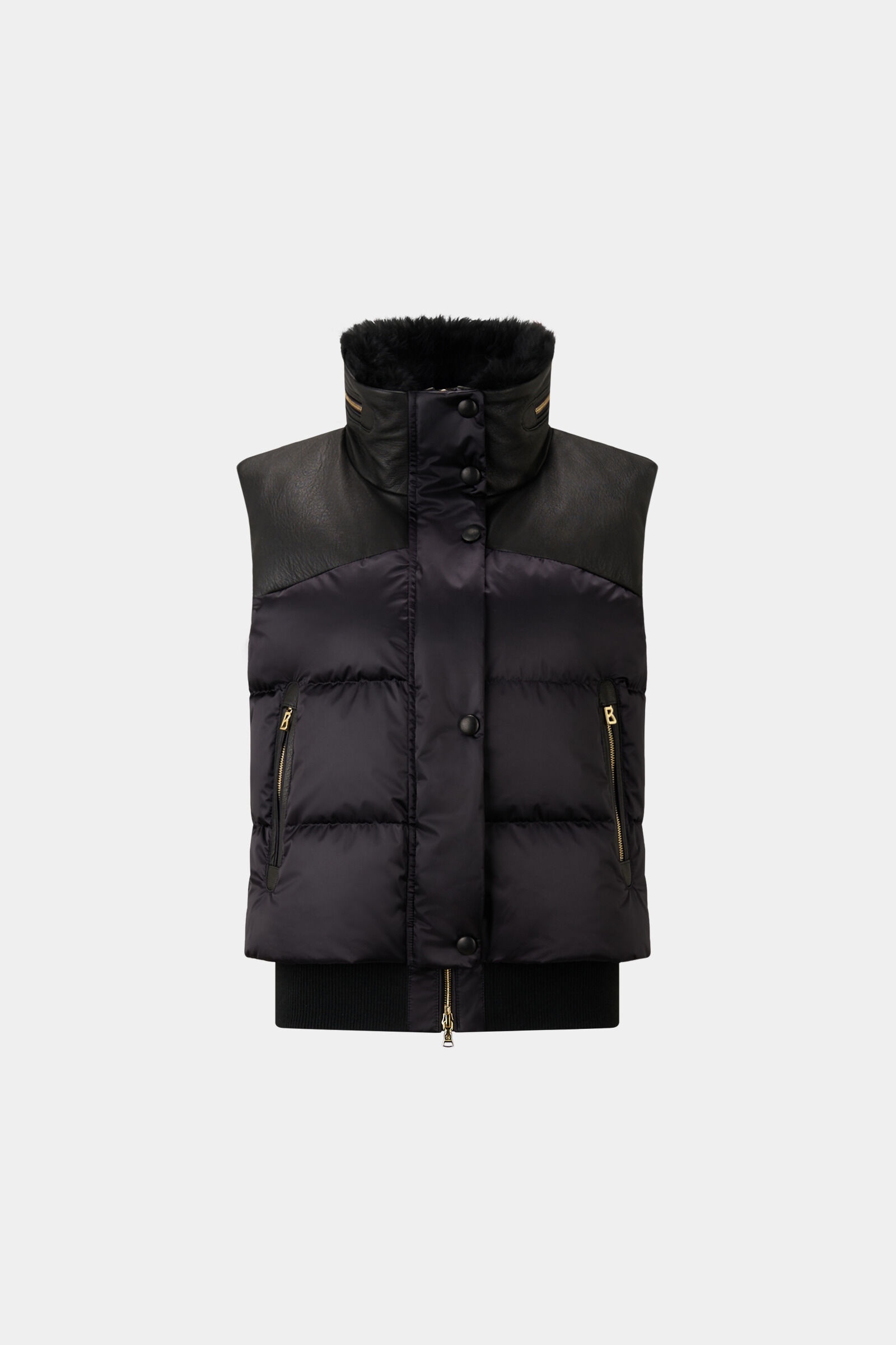 Nelli Down ski vest in Black - 1