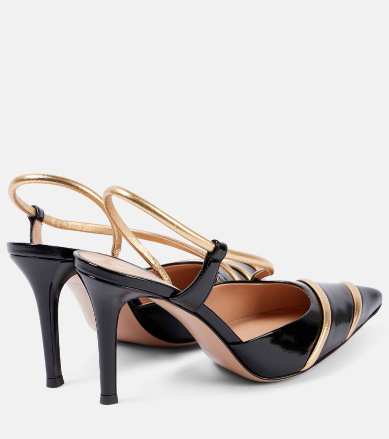 85mm 가죽 slingback 펌프 3