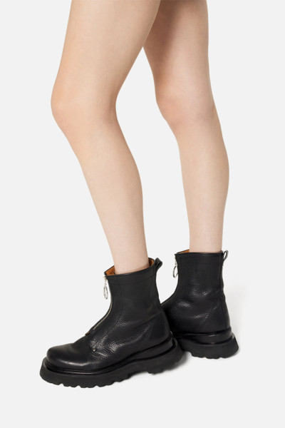AMI Paris Zipped Boots With Notched Sole outlook