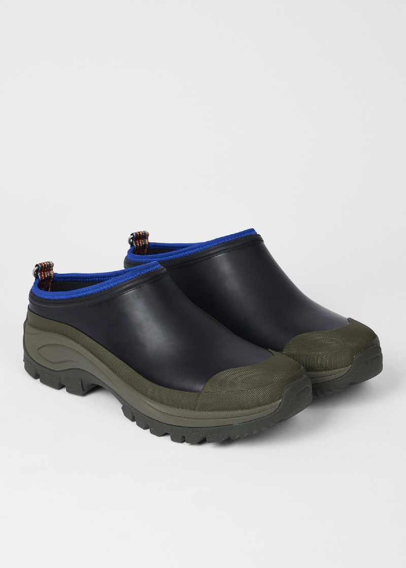 Paul Smith loves Barbour - Women's Dark Navy Clogs 6