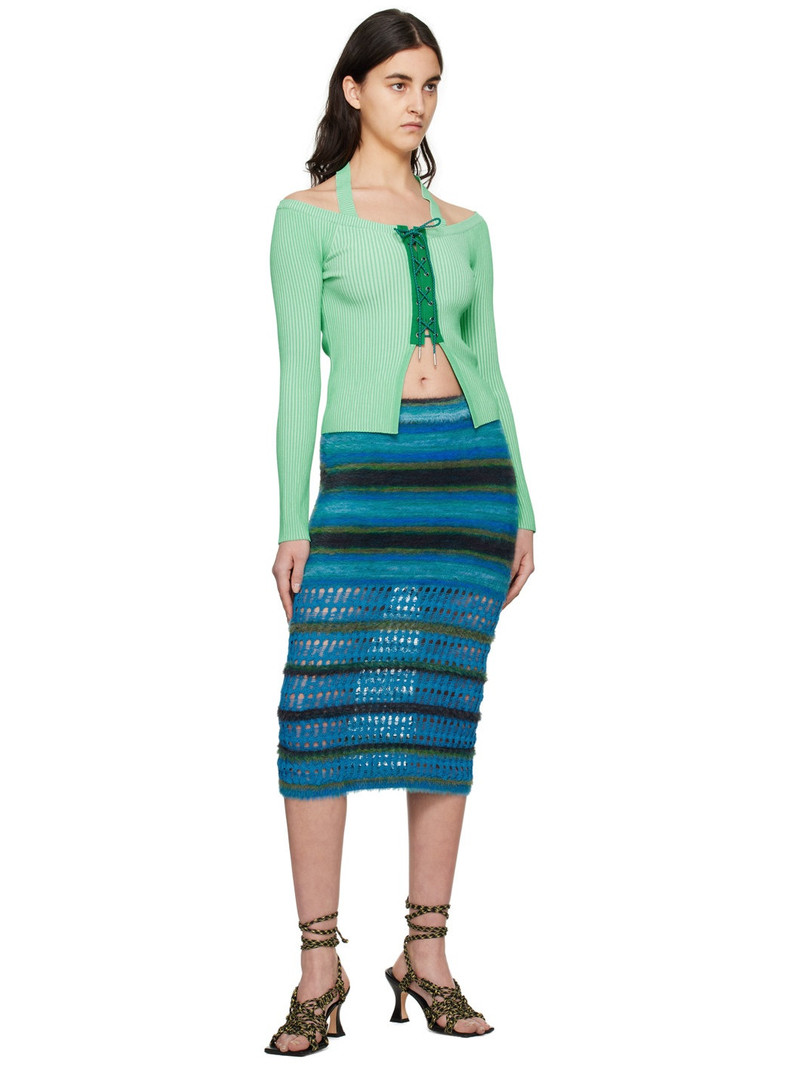 Andersson Bell Green Lace-Up Top outlook