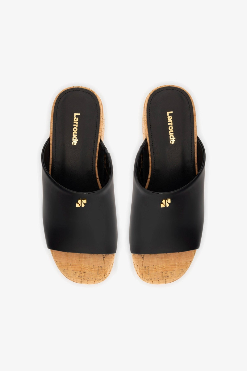 Charli Mule In Black Patent Leather 7