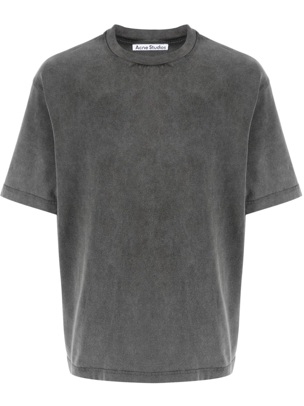 logo-patch cotton T-shirt - 1