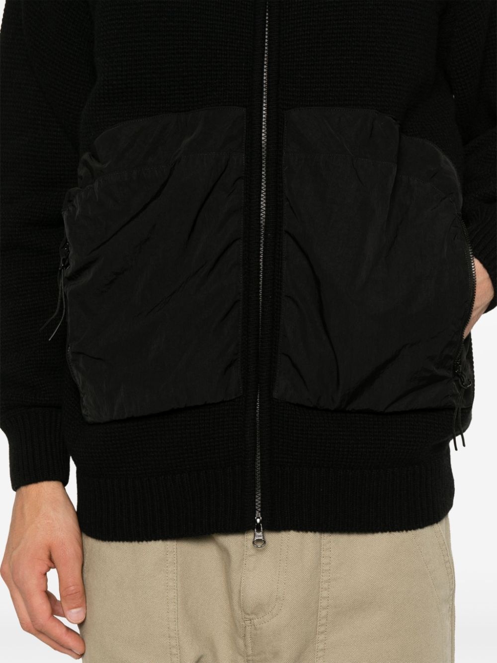 Lens-detail hooded jacket - 5