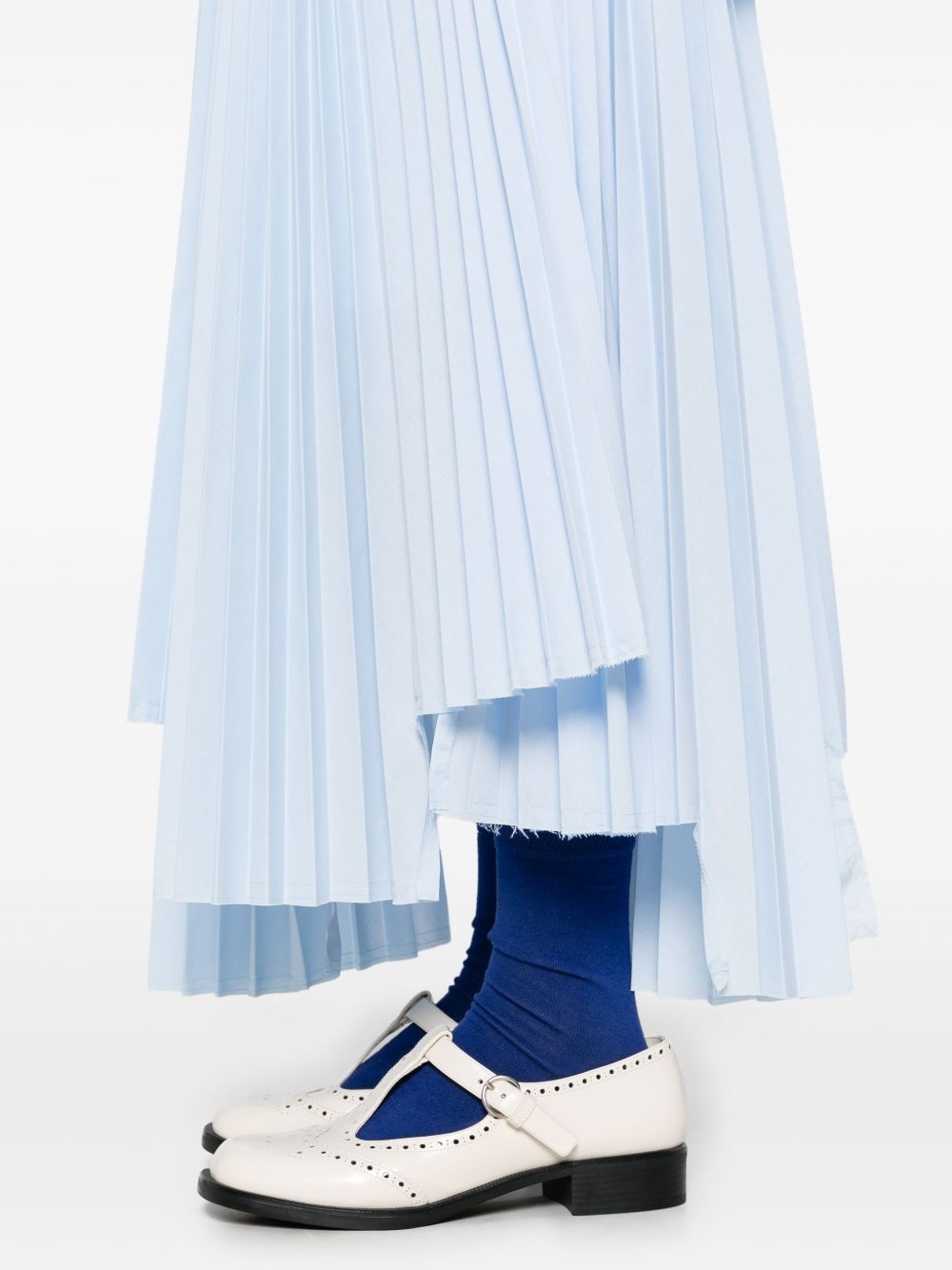 pleated maxi skirt - 5