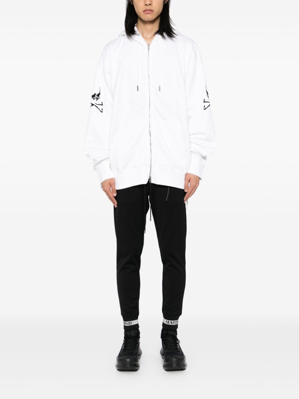 logo-embroidered hoodie - 2