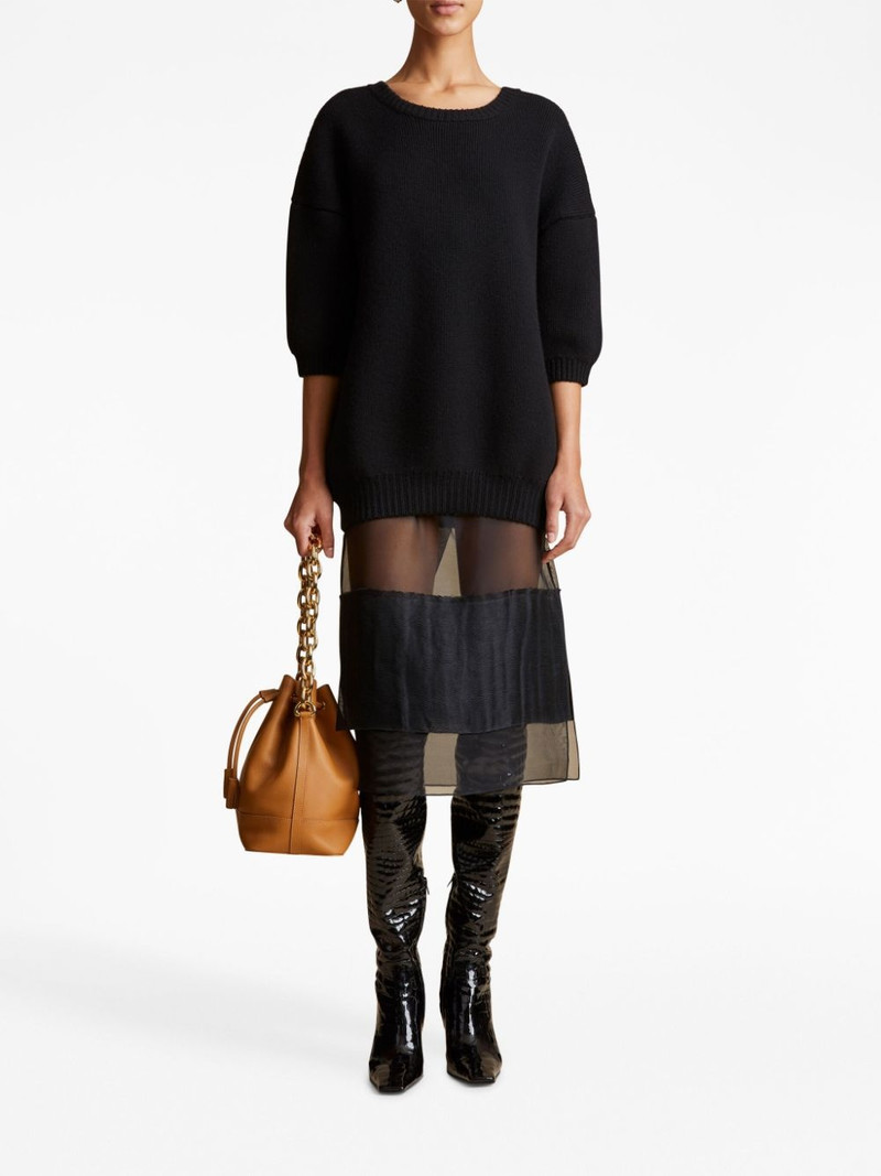 KHAITE The Nere cashmere jumper outlook