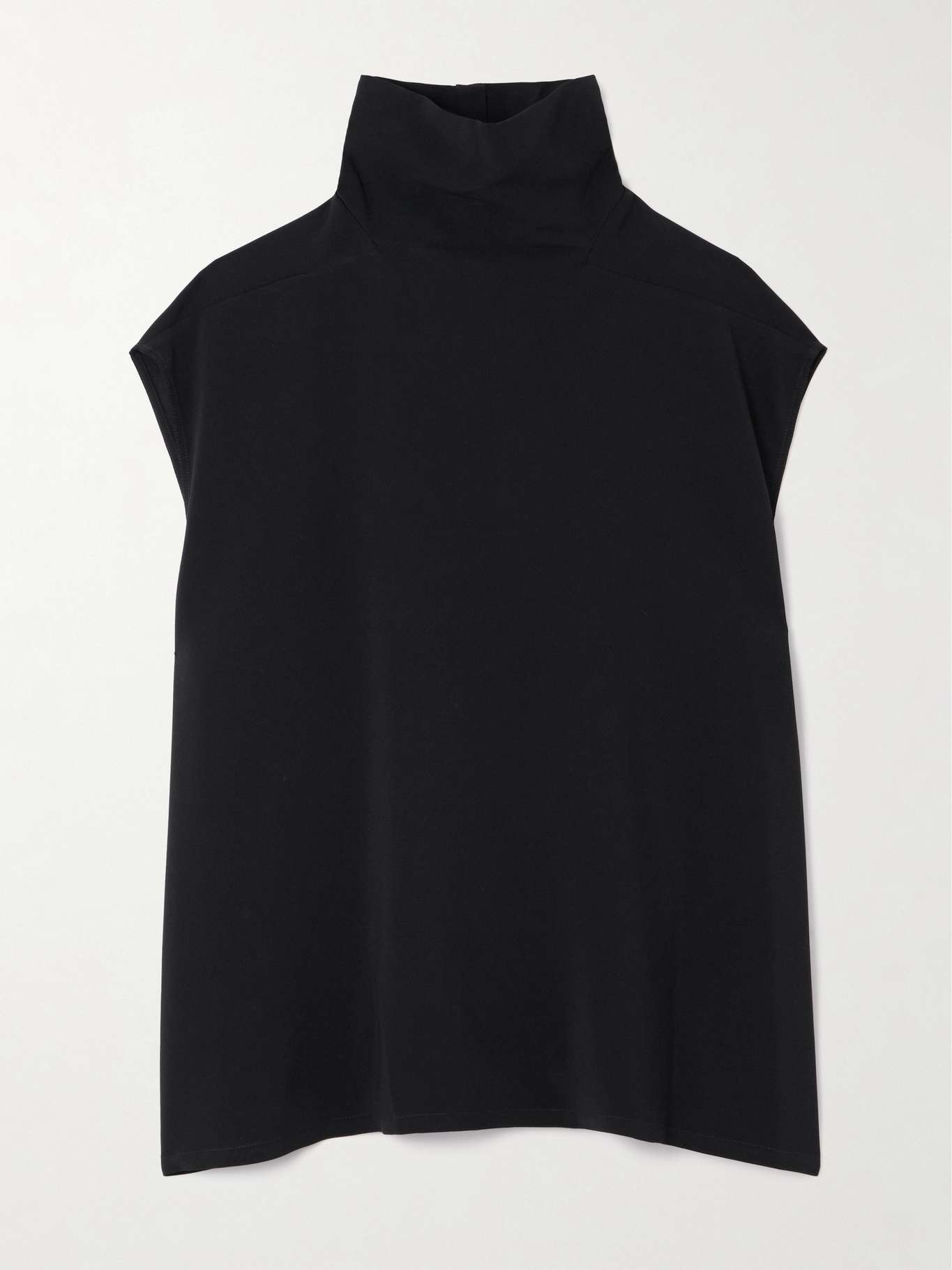 Edfu crepe turtleneck top - 1