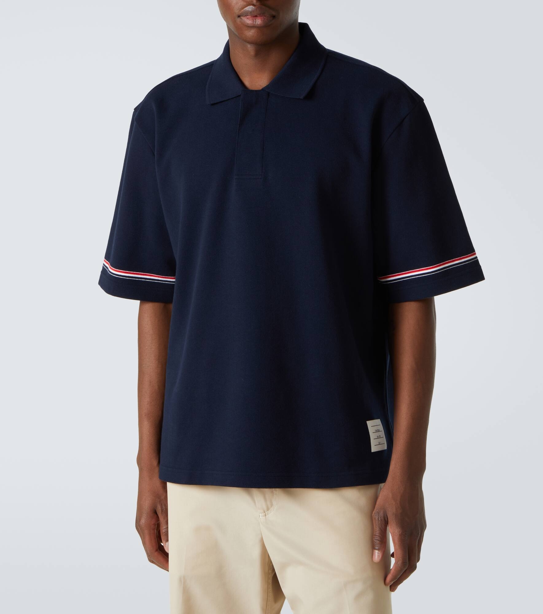 RWB Stripe cotton polo shirt - 3