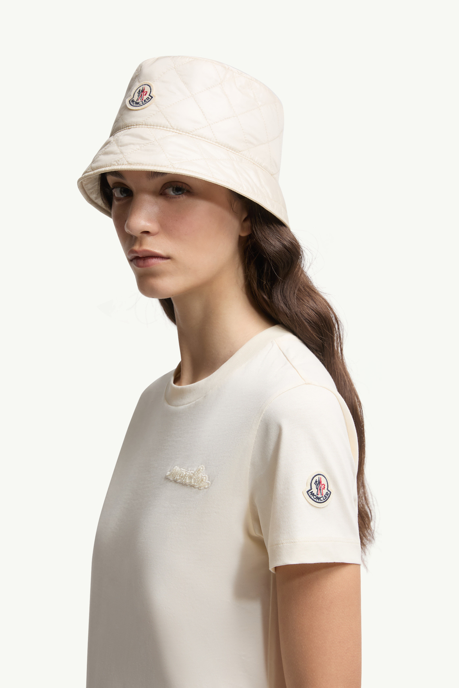 Beaded Logo Cotton T-Shirt - 4