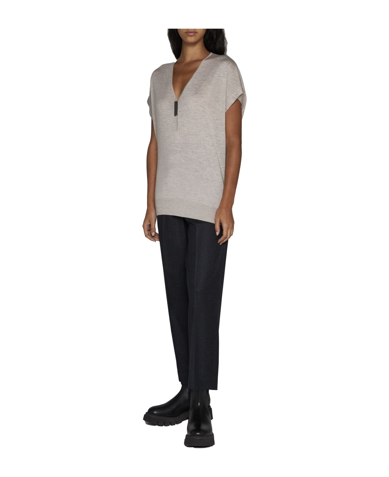 Baggy Cigarette Trousers - 2