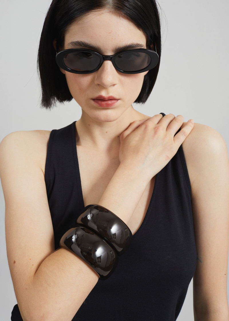 TFS Glossy Bangle - Dark Brown 4