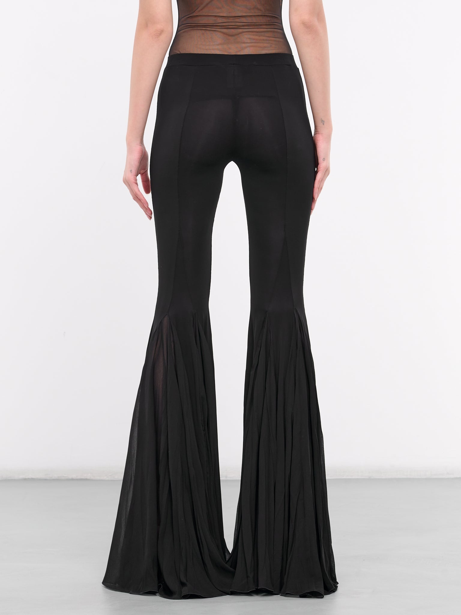 Georgette Flare Trousers - 3