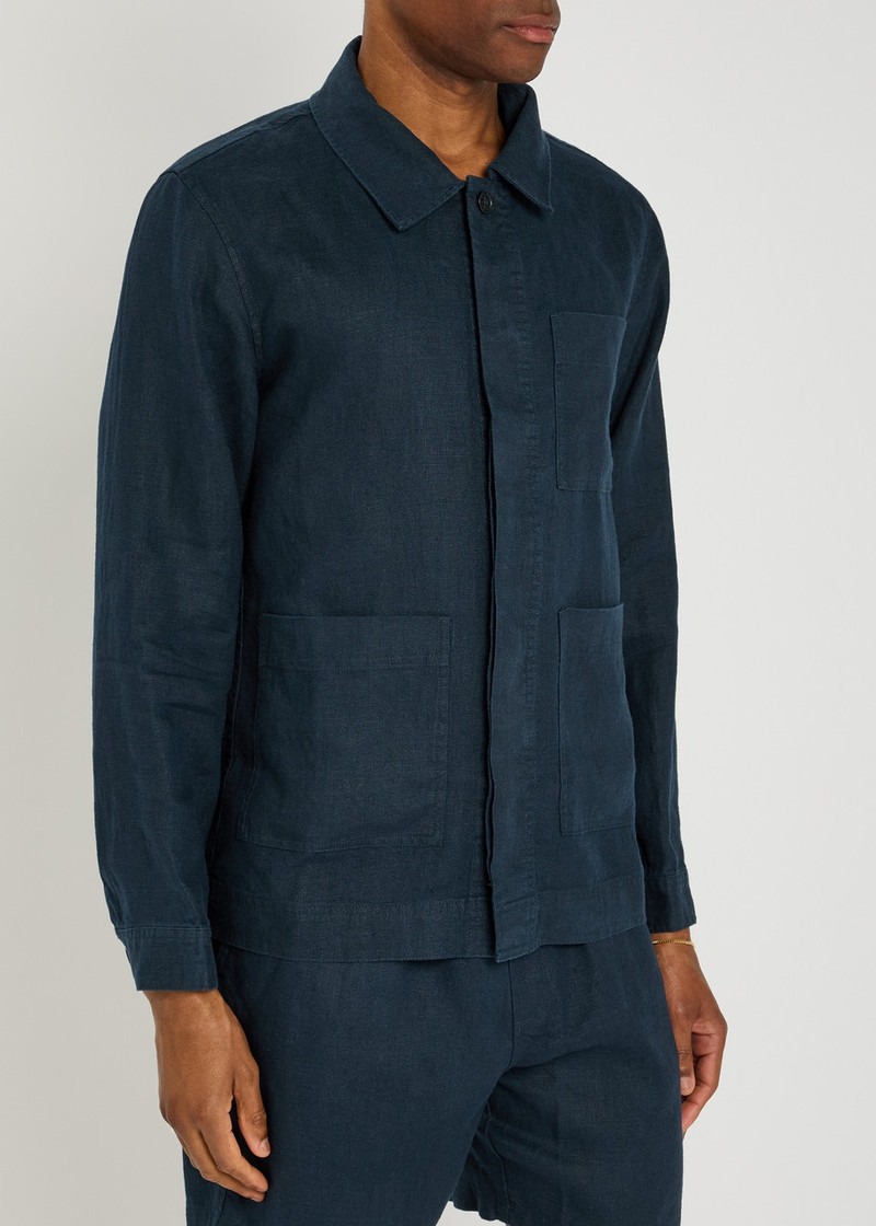 NN07 NN07 Olav Linen Overshirt Jacket outlook