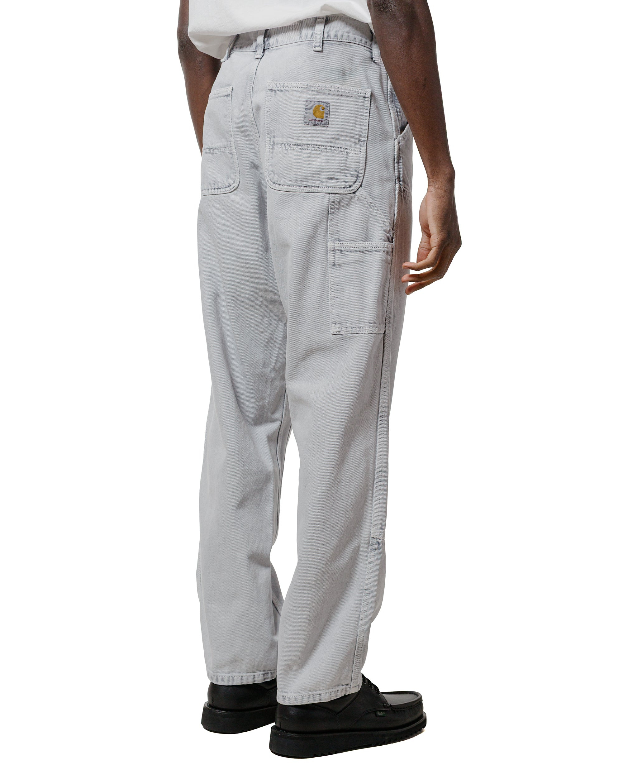 Carhartt W.I.P. Double Knee Pant Canvas Black Chalk Wash - 3