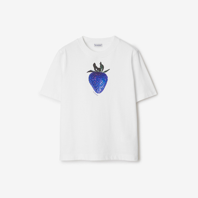 Strawberry Cotton T-shirt - 1