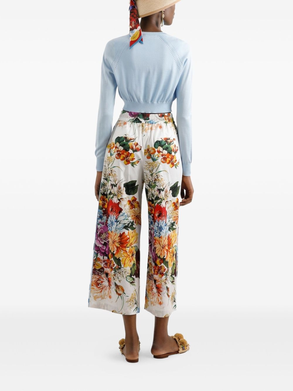 silk-blend top - 3