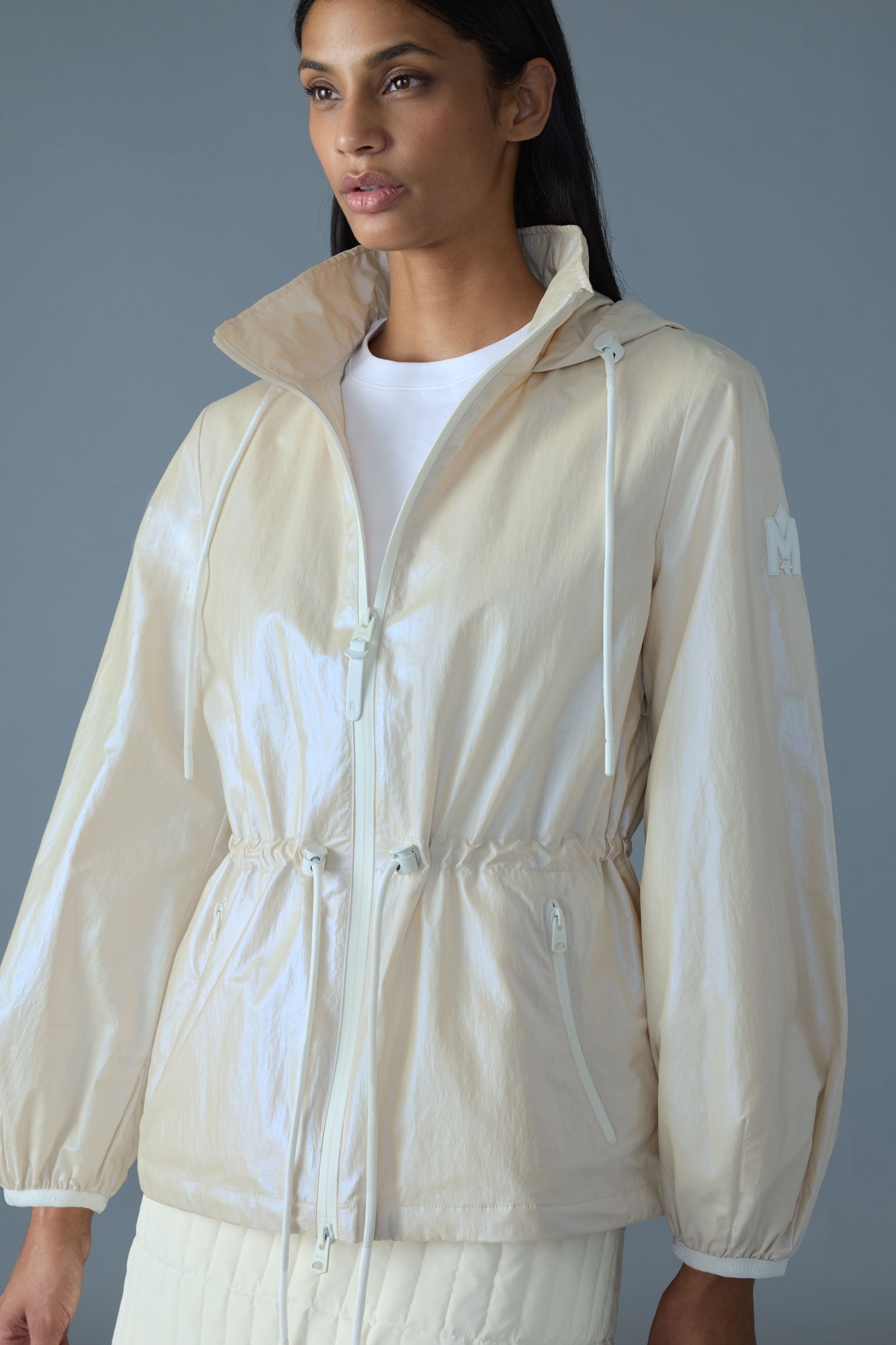 ISHA Rain Jacket with Balloon Sleeves - 1