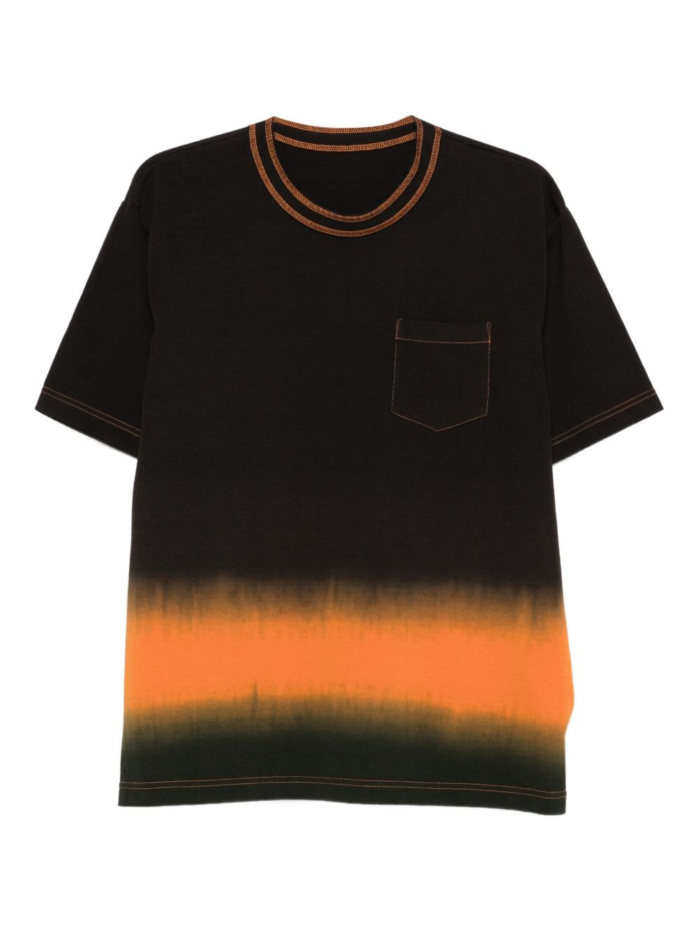 ombré pocket T-shirt - 1