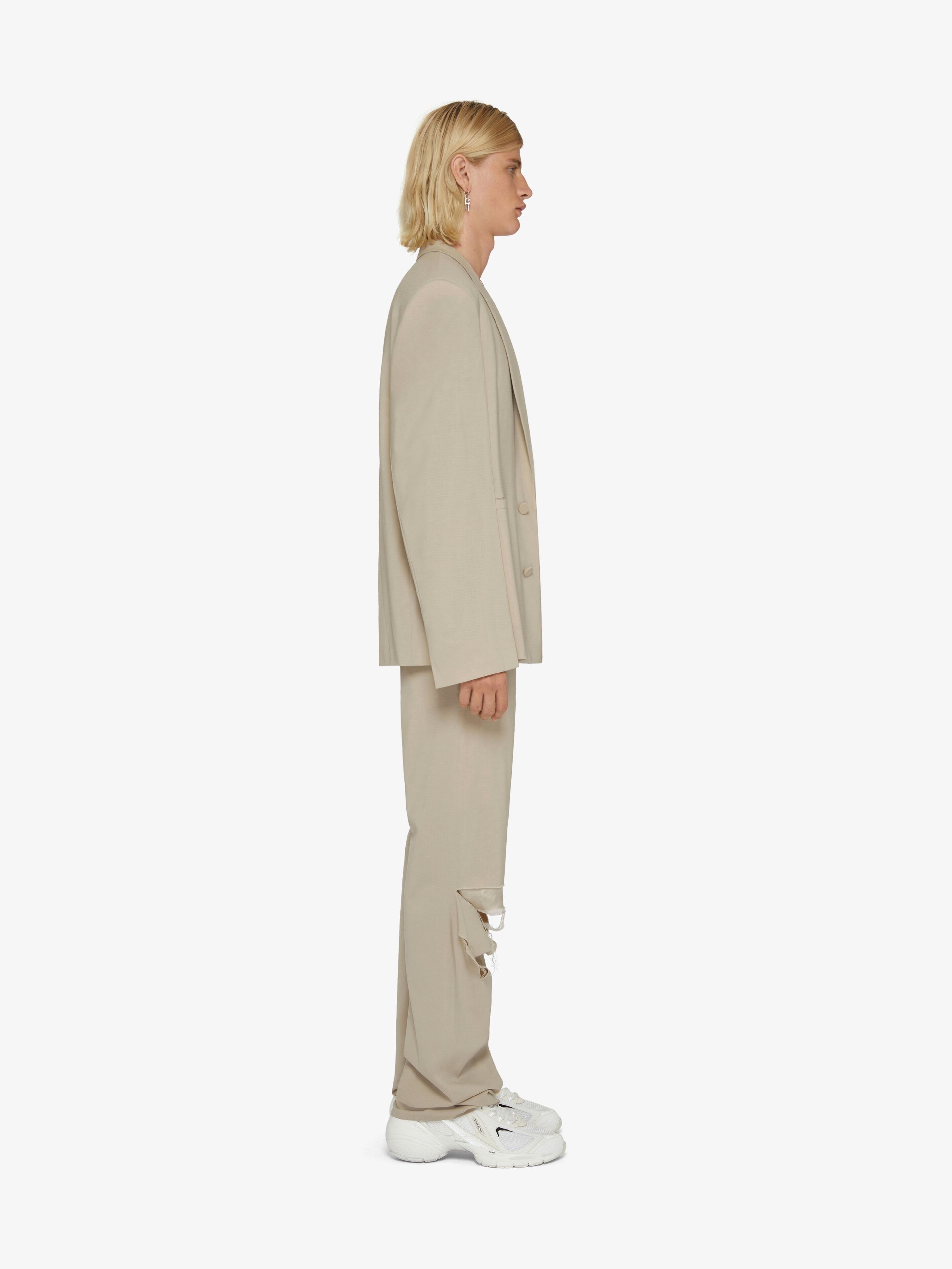 OVERSIZED JACKET IN WOOL - 3
