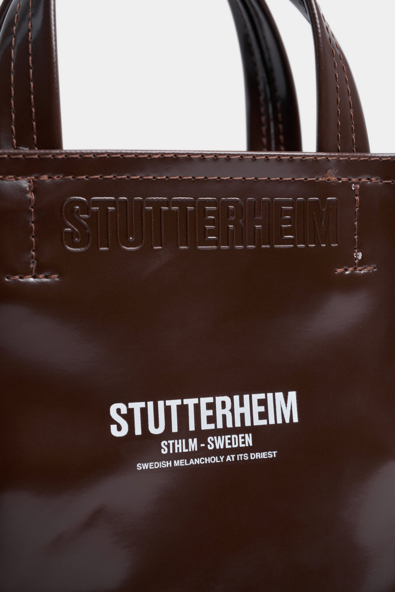 Stutterheim Biblio Opal Mini Bag Dark Brown Opal outlook