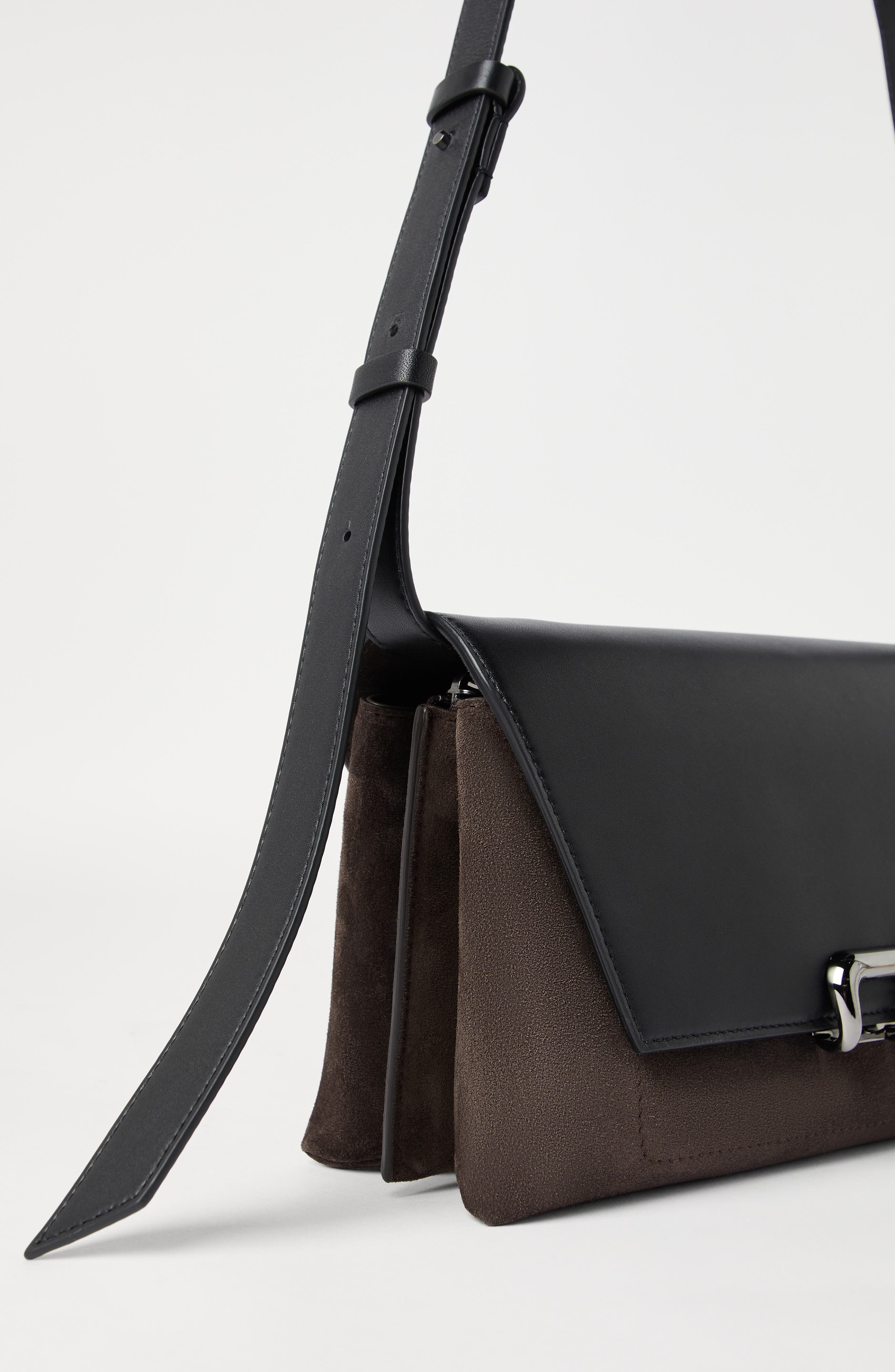 Brunello Cucinelli Sartorial bag in suede and calfskin in Rust Brown at Nordstrom - 4
