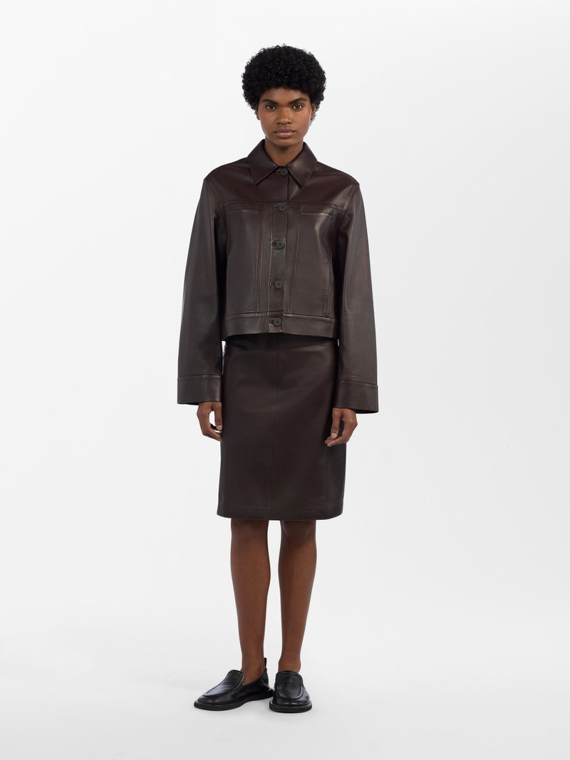 Studio Nicholson Tahoe Leather Jacket outlook