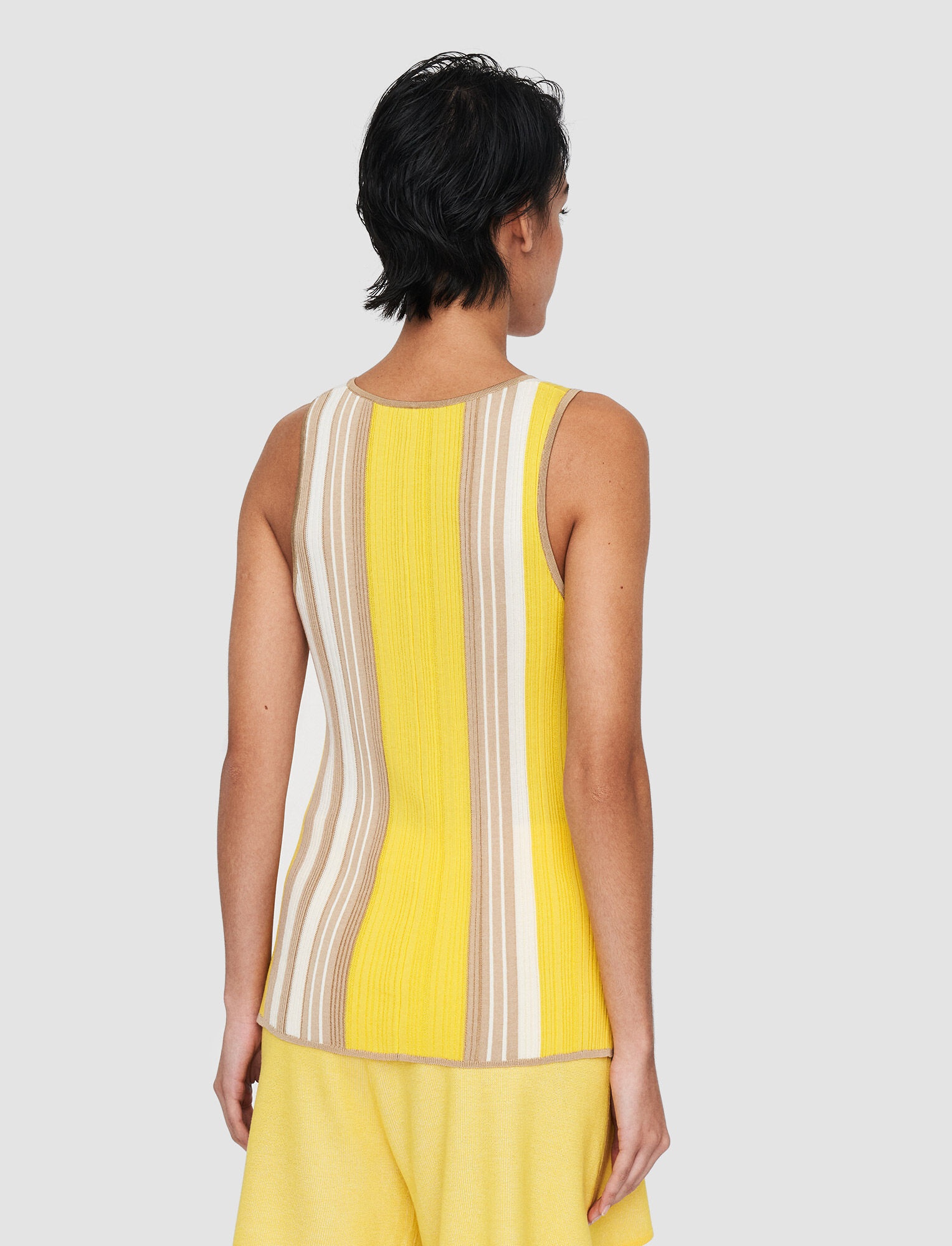 Colour Block Rib Tank Top - 4