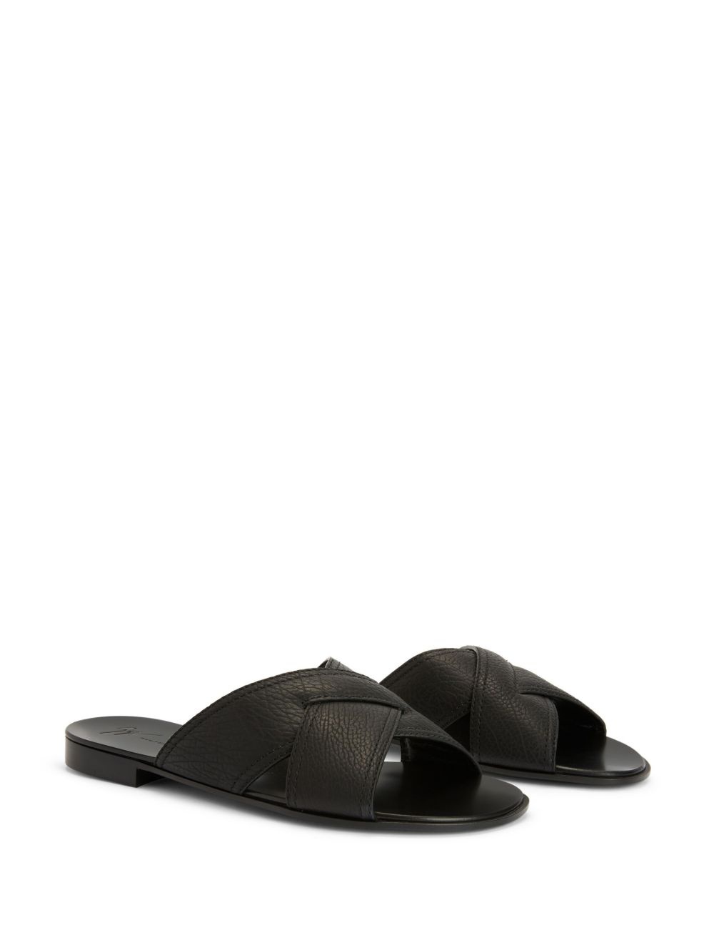 Flavio criss-cross leather sandals - 2