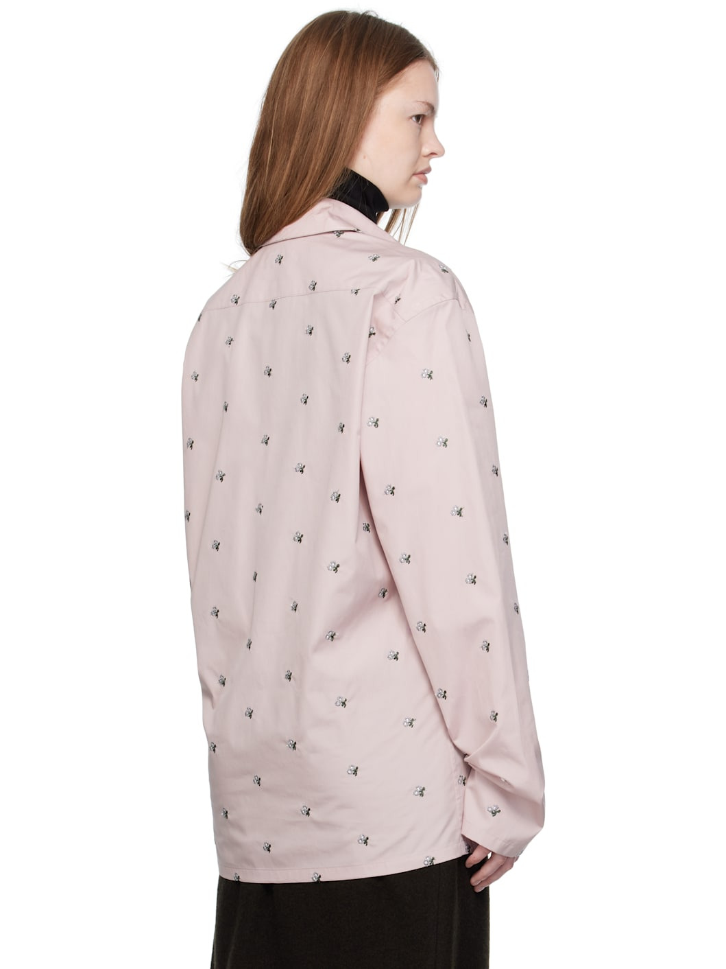 Pink Embroidered Shirt - 3