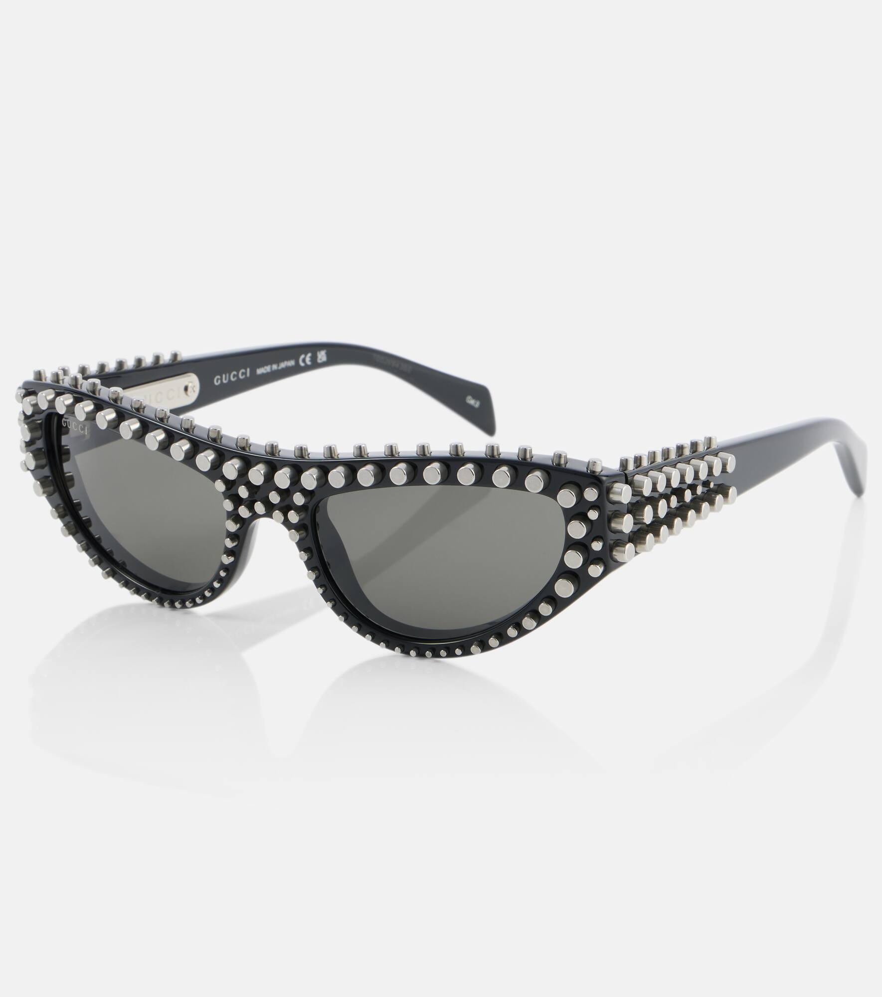Studded cat-eye sunglasses - 4