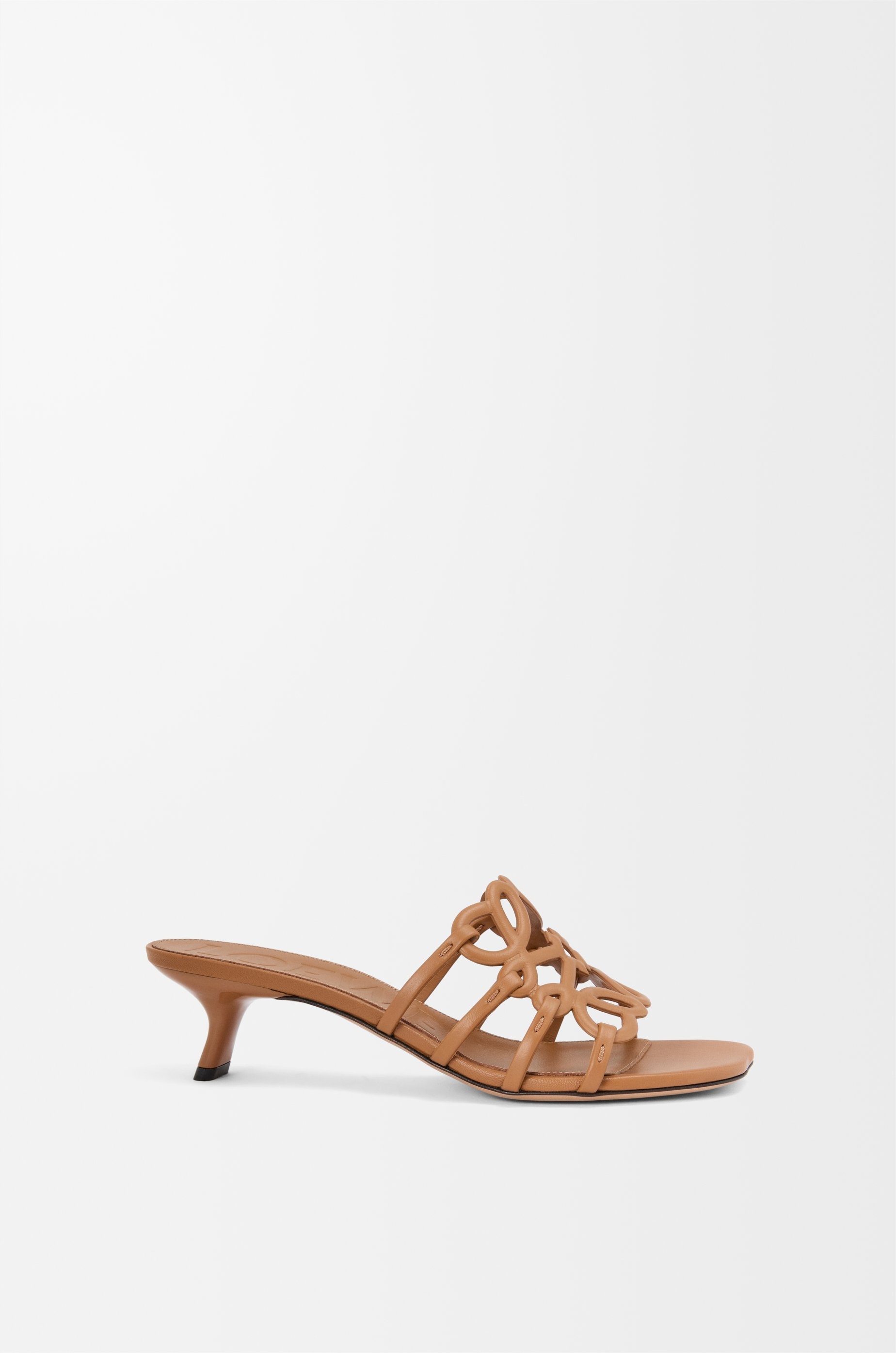 Petal Anagram slide in soft calfskin - 1